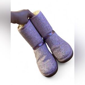 UGG Kids Glitter Sparkle Boots - Light Pink